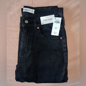 Abercrombie & Fitch Dark Wash High Rise Jeans